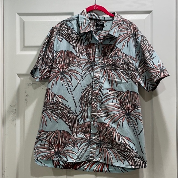 Hurley Koko Classic Fit Button-down Shirt L - Picture 4 of 8